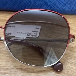 Brand New COACH HC7108 934111 Burgundy Silver Round Women\'s 57/16 Sunglasses Coach | Accessories | Brand New Coach Hc78 934111 Burgundy  main image 4